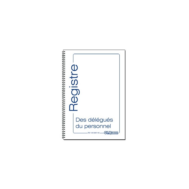 REGISTRE DES DELEGUES DU PERSONNEL