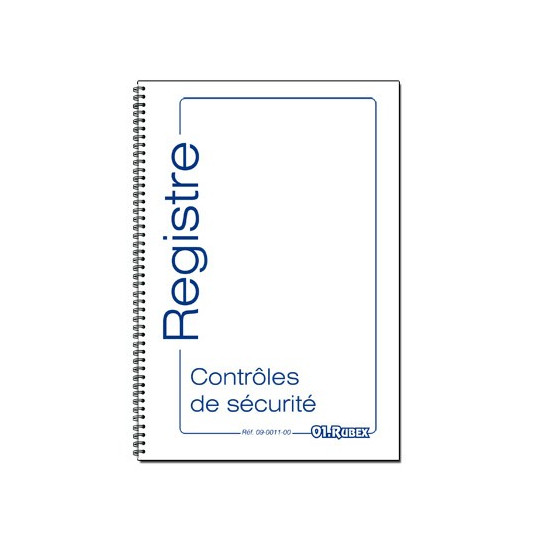 REGISTRE CONTROLE TECHNIQUE SECURITE