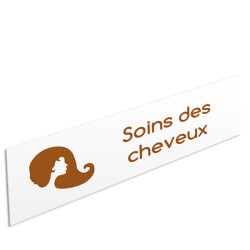 Tête de rayon Soins des cheveux - Illustration standard par Pictographix