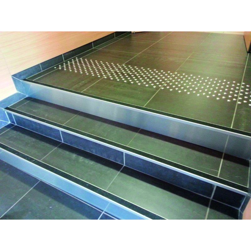 Plots podotactiles en aluminium