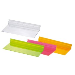 Tablette droite pour panneau rainuré