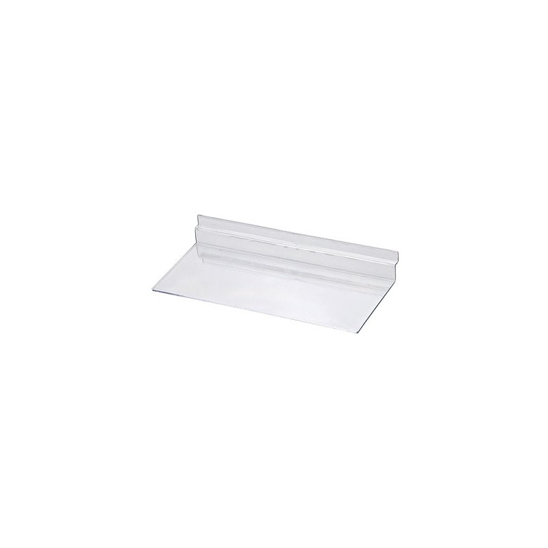 Tablette droite pour panneau rainuré