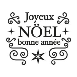 Vitrophanie de Noël, 12 modèles au choix
