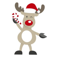 Stickers de Noël grand format