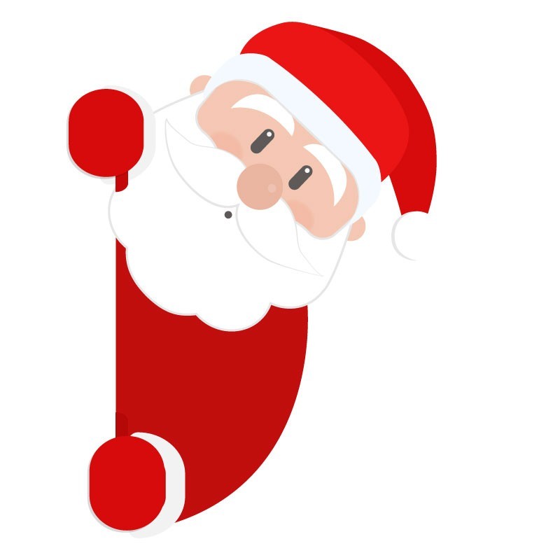 Stickers de Noël grand format