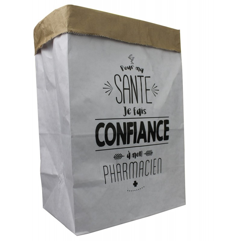 Sac papier Kraft à double épaisseur - 22 x 36 + 14 cm
