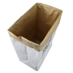 Sac papier Kraft à double épaisseur - 22 x 36 + 14 cm