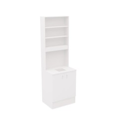 Paire de portes pour Plan de travail H70 L2x35cm