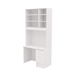 Meuble haut administratif assis, largeur 109 cm