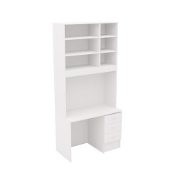 Meuble haut administratif assis, largeur 109 cm