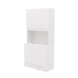 Meuble haut de laboratoire, largeur 109 cm avec evier