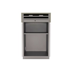 Comptoir d'accueil simple - Gamme Alpha Métal