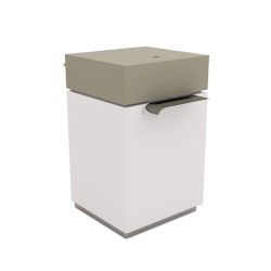 Comptoir d'accueil simple - Gamme Alpha Métal