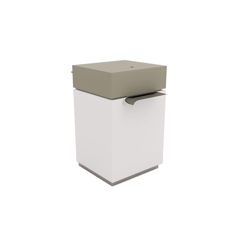 Comptoir d'accueil simple - Gamme Alpha Métal