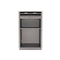 Comptoir d'accueil simple - Gamme Alpha Métal