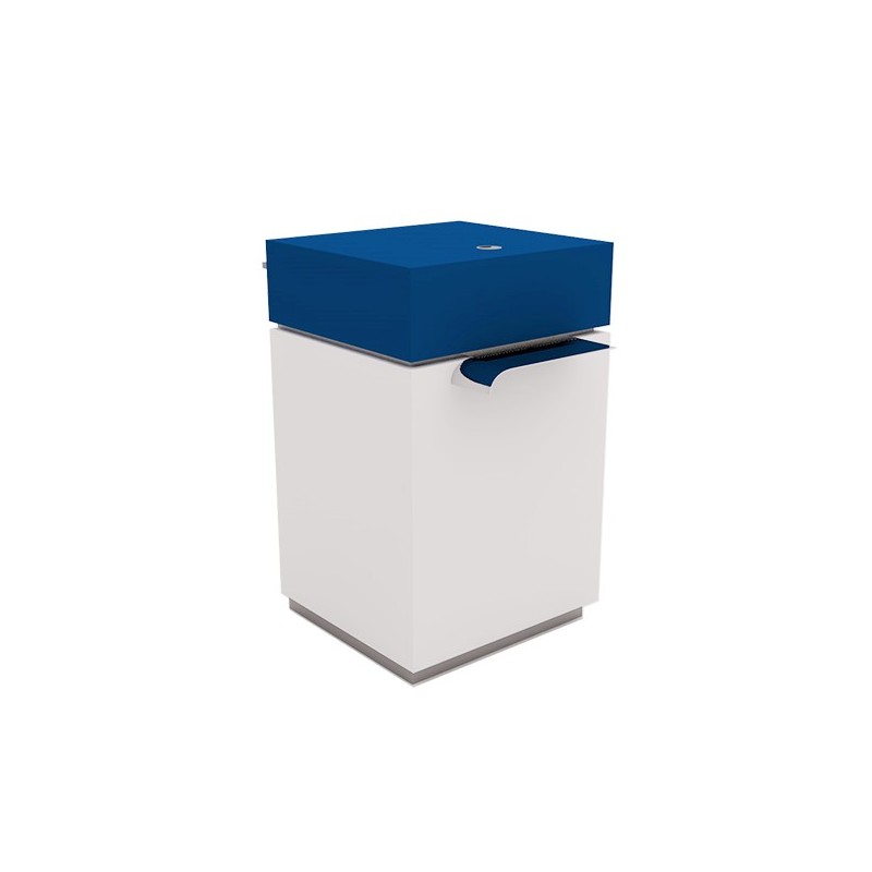 Comptoir d'accueil simple - Gamme Alpha Métal