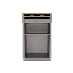 Comptoir d'accueil simple - Gamme Alpha Métal