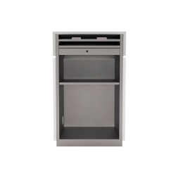 Comptoir d'accueil simple - Gamme Alpha Métal