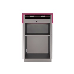 Comptoir d'accueil simple - Gamme Alpha Métal