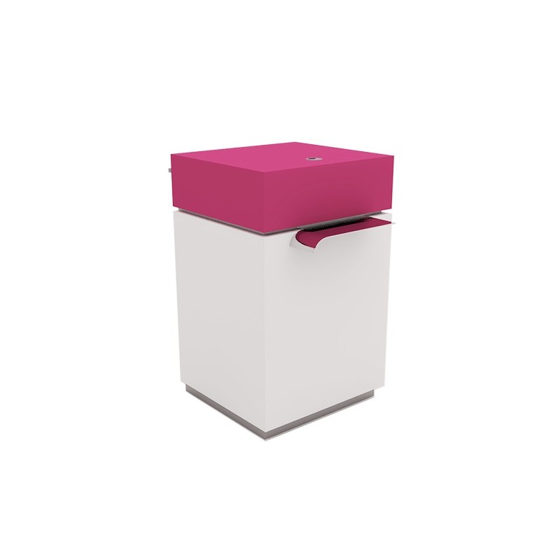 Comptoir d'accueil simple - Gamme Alpha Métal