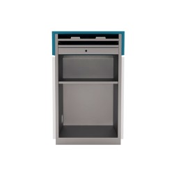 Comptoir d'accueil simple - Gamme Alpha Métal