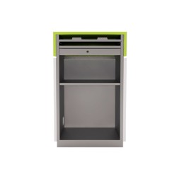 Comptoir d'accueil simple - Gamme Alpha Métal