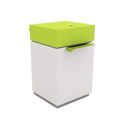 Comptoir d'accueil simple - Gamme Alpha Métal