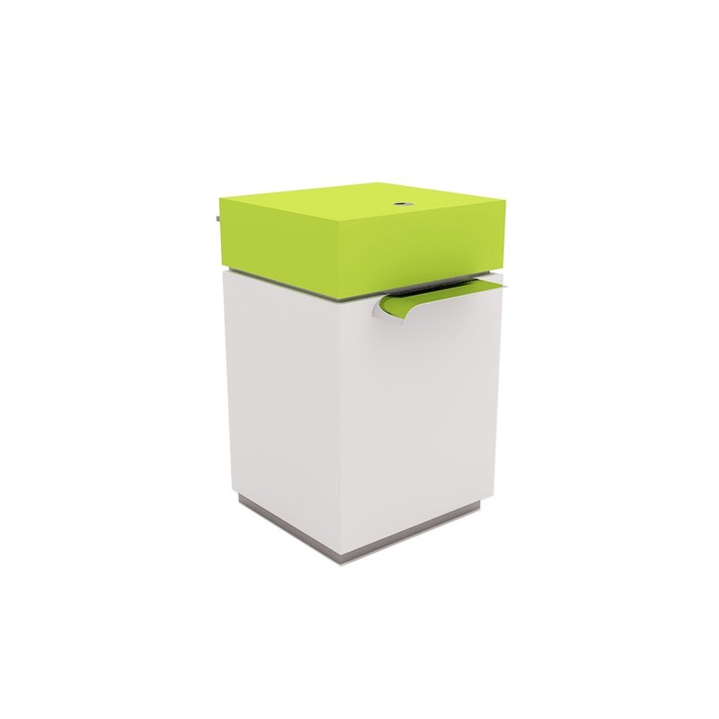 Comptoir d'accueil simple - Gamme Alpha Métal