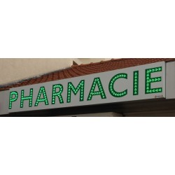 Bandeau d'enseigne lumineux Pharmacie