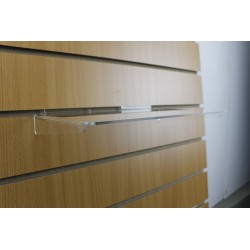 Etagères droites pour panneau rainuré