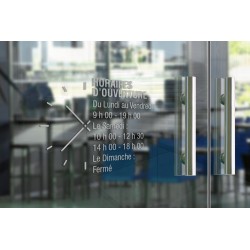Stickers horaires adhésifs - Cadrant
