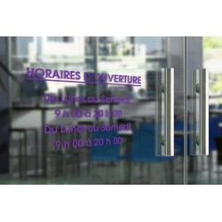 Stickers horaires adhésifs - Classique