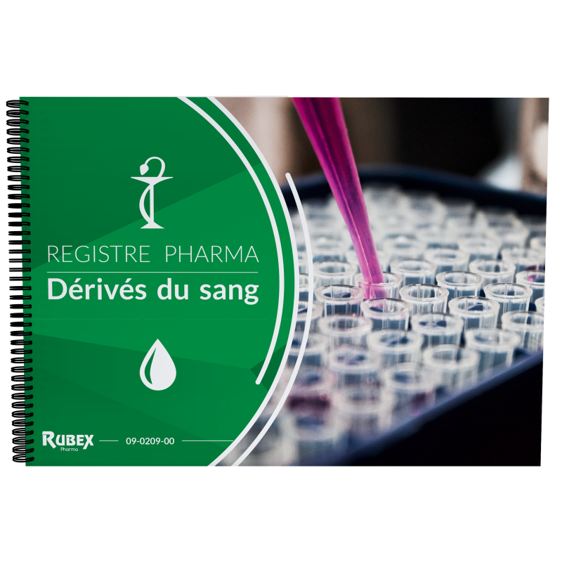 Registre des médicaments dérivés du sang - Spécial officines de pharmacie