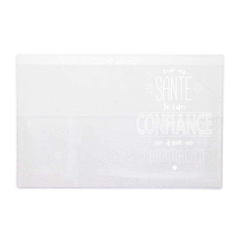 Porte ordonnance 3 poches - PVC Cristal