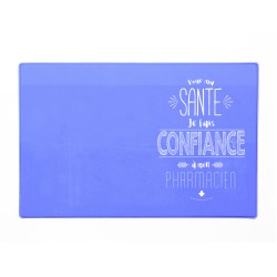 Porte ordonnance 3 poches - PVC Cristal