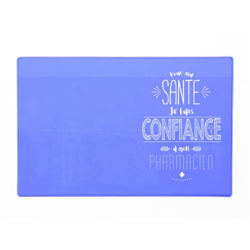 Porte ordonnance 3 poches - PVC Cristal