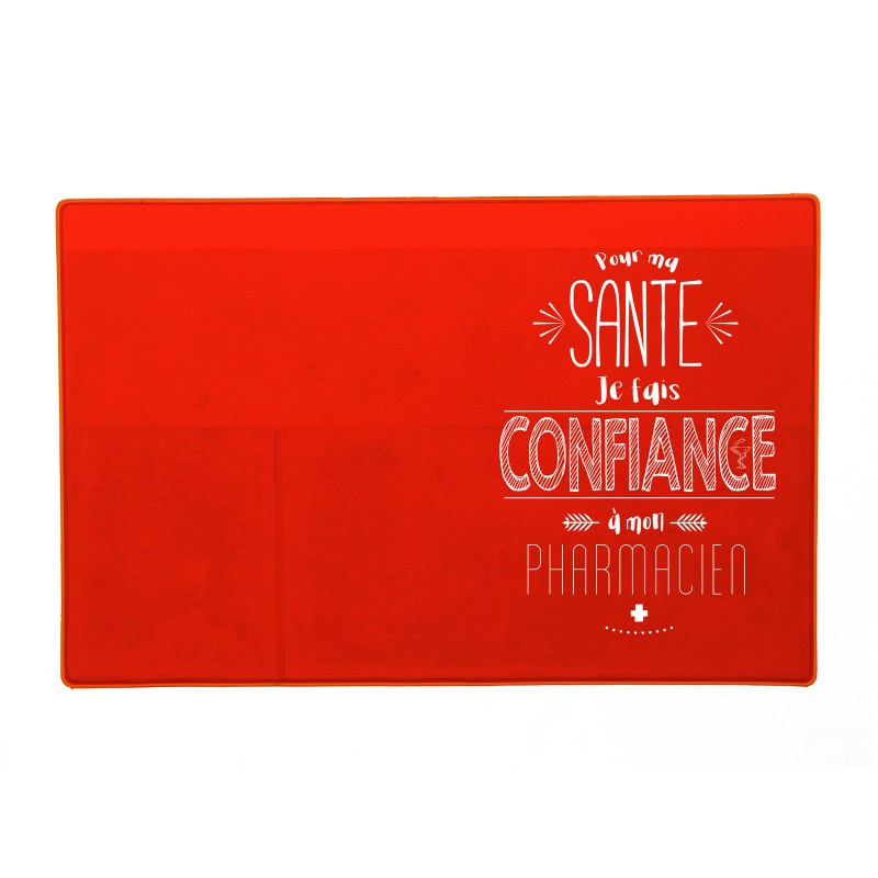 Porte ordonnance 3 poches - PVC Cristal