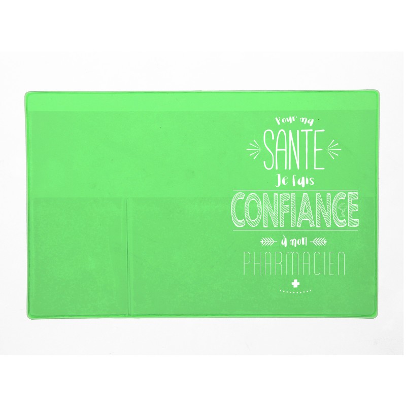 Porte ordonnance 3 poches - PVC Cristal
