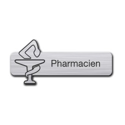 Badge pharmacien avec caducée