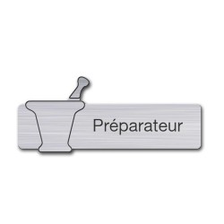 Badge Préparateur avec mortier