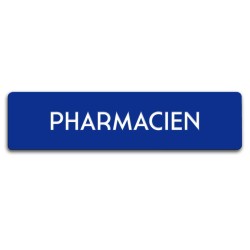 Badge Pharmacien rectangulaire