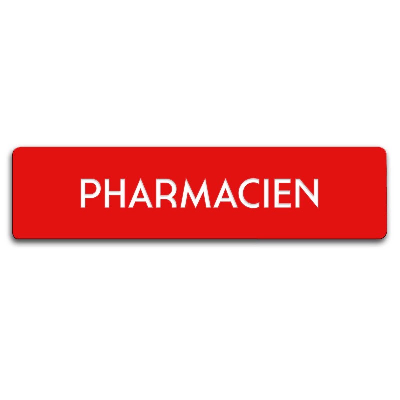 Badge Pharmacien rectangulaire
