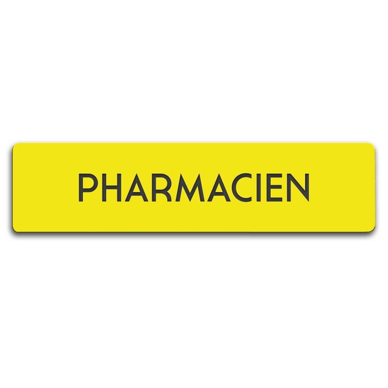 Badge Pharmacien rectangulaire