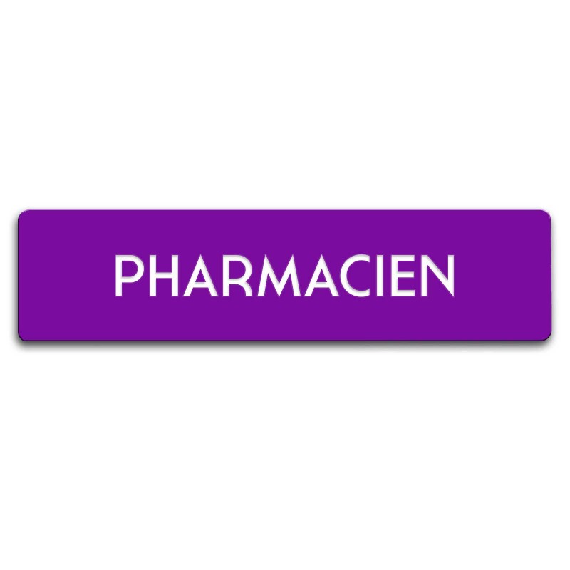Badge Pharmacien rectangulaire