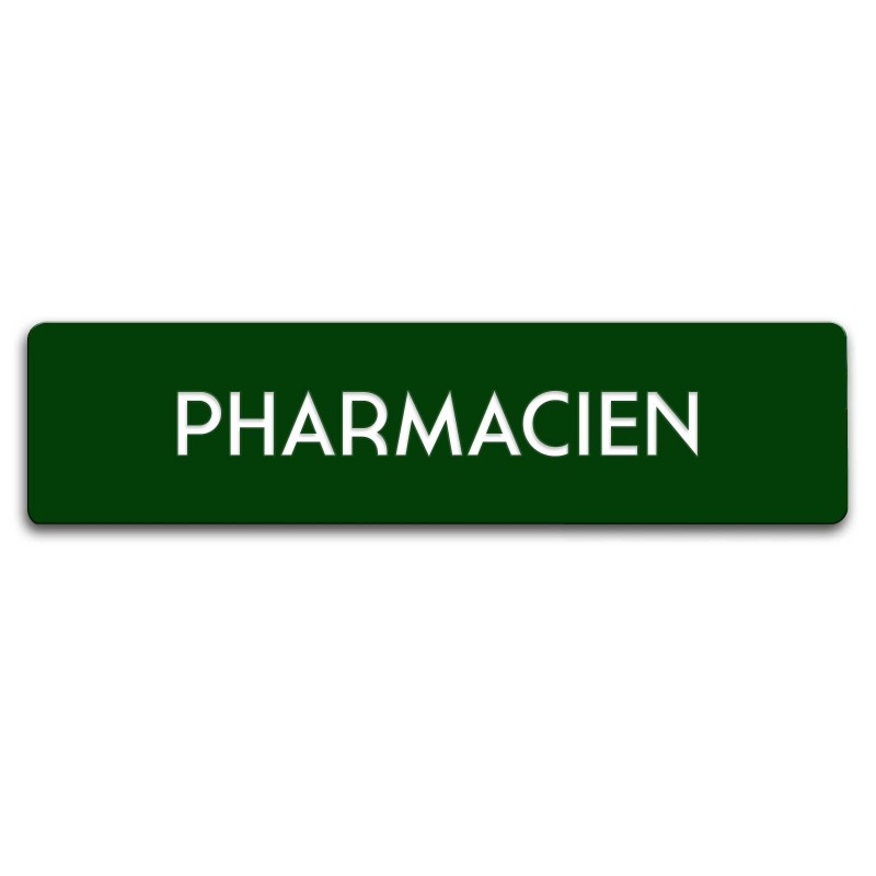 Badge Pharmacien rectangulaire