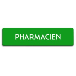 Badge Pharmacien rectangulaire