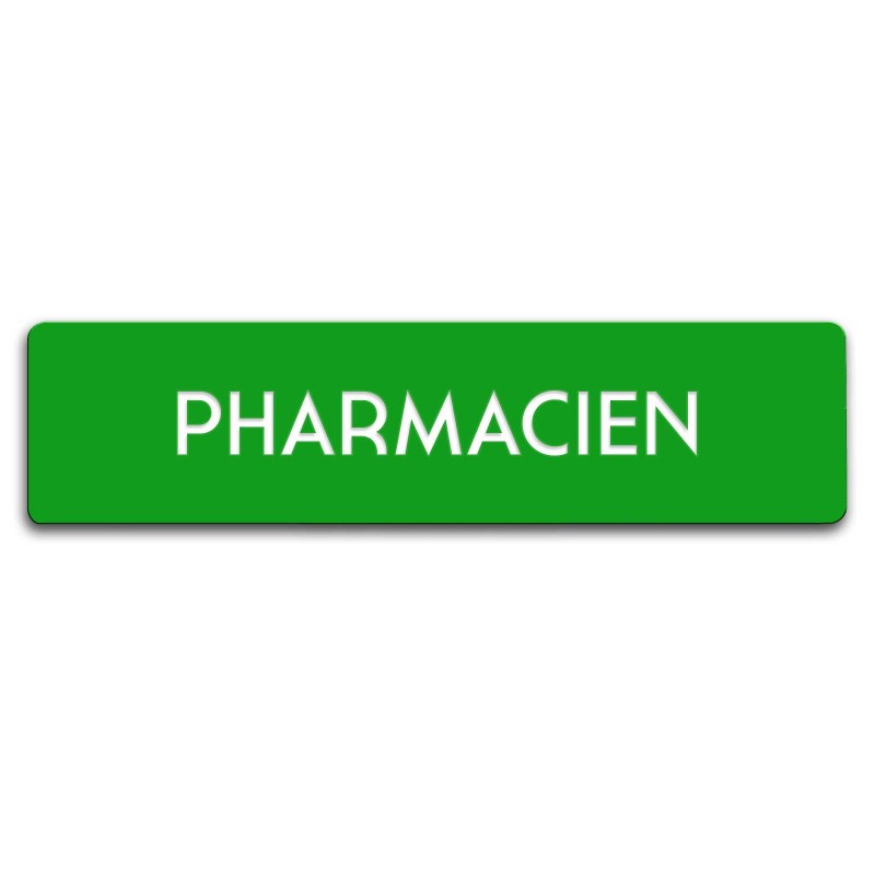 Badge Pharmacien rectangulaire