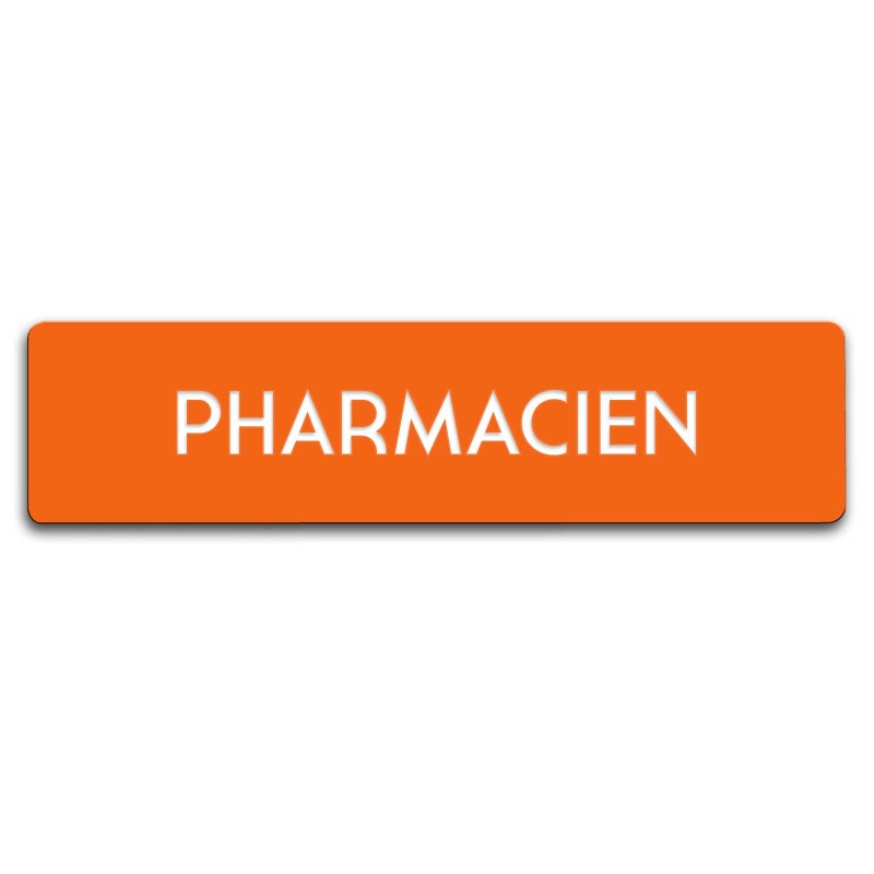 Badge Pharmacien rectangulaire