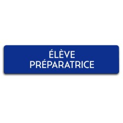 Badge Élève préparatrice rectangulaire