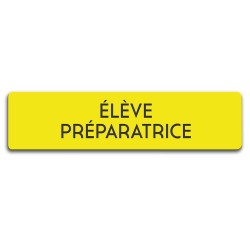 Badge Élève préparatrice rectangulaire
